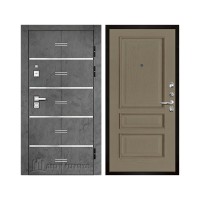 Флагман Z, цвет Бетон графит, панель - Вена цвет Нефрит