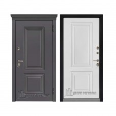 Уличная Гранит Термо, цвет Горький шоколад, панель - Гранит цвет МДФ эмаль белая (16 мм)