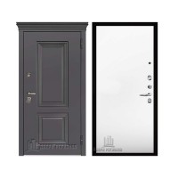 Уличная Гранит Термо, цвет Горький шоколад, панель - aurum цвет Аляска гладкая