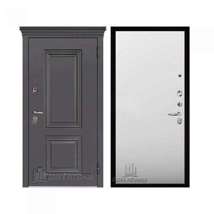 Уличная Гранит Термо, цвет Горький шоколад, панель - aurum цвет Манхэттен гладкий