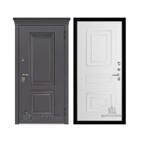 Уличная Гранит Термо, цвет Горький шоколад, панель - 62001 цвет Белая Серена