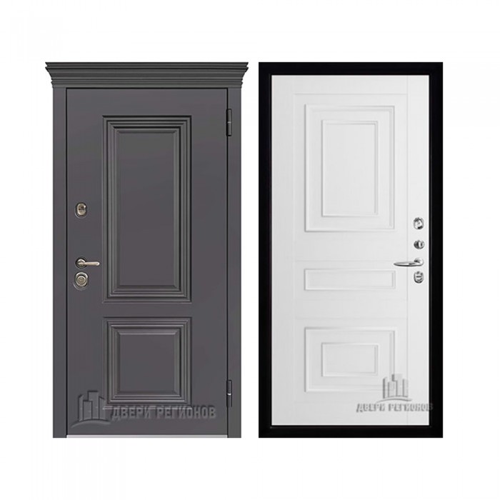 Уличная Гранит Термо, цвет Горький шоколад, панель - 62001 цвет Белая Серена