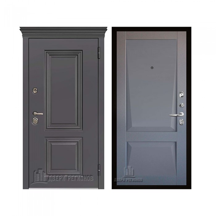 Уличная Гранит Термо, цвет Горький шоколад, панель - perfecto цвет Серый бархат