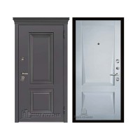 Уличная Гранит Термо, цвет Горький шоколад, панель - perfecto цвет Светло-серый бархат