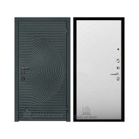 Уличная Малахит Термо, цвет Зеленый темный, панель - aurum цвет Манхэттен гладкий