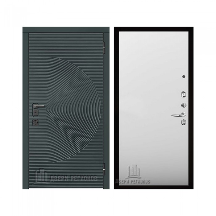 Уличная Малахит Термо, цвет Зеленый темный, панель - aurum цвет Манхэттен гладкий