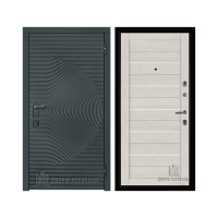 Уличная Малахит Термо, цвет Зеленый темный, панель - light 2127 цвет Бьянка soft