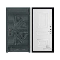 Уличная Малахит Термо, цвет Зеленый темный, панель - 62001 цвет Белая Серена