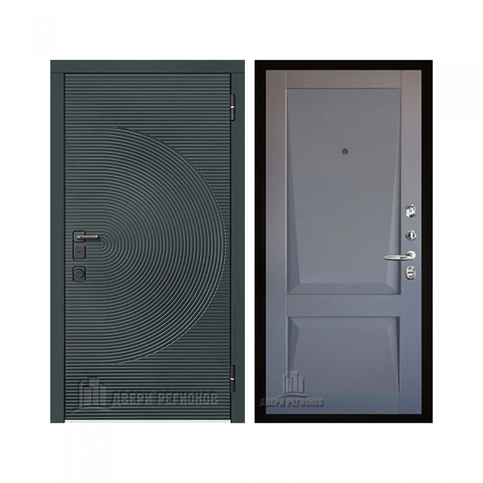 Уличная Малахит Термо, цвет Зеленый темный, панель - perfecto цвет Серый бархат