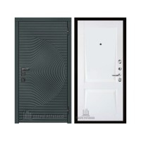 Уличная Малахит Термо, цвет Зеленый темный, панель - perfecto цвет Белый бархат