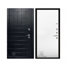 Взломостойкая ALBERO BLACK, цвет Альберо Блэк Рисунок грань, панель - aurum цвет Аляска гладкая