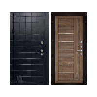 Взломостойкая ALBERO BLACK, цвет Альберо Блэк Рисунок грань, панель - light 2110 (зеркало) цвет Серый велюр