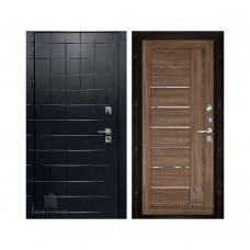 Взломостойкая ALBERO BLACK, цвет Альберо Блэк Рисунок грань, панель - light 2110 (зеркало) цвет Серый велюр