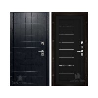 Взломостойкая ALBERO BLACK, цвет Альберо Блэк Рисунок грань, панель - light 2110 (зеркало) цвет Шоко велюр