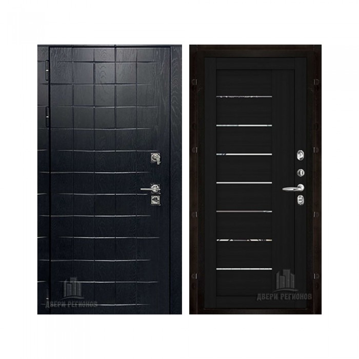 Взломостойкая ALBERO BLACK, цвет Альберо Блэк Рисунок грань, панель - light 2110 (зеркало) цвет Шоко велюр