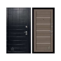 Взломостойкая ALBERO BLACK, цвет Альберо Блэк Рисунок грань, панель - light 2127 цвет Тортора soft