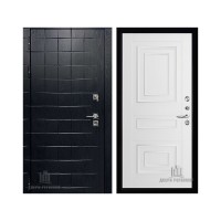 Взломостойкая ALBERO BLACK, цвет Альберо Блэк Рисунок грань, панель - 62001 цвет Белая Серена