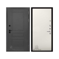 Взломостойкая SOLID, цвет cерый нубук soft, панель - aurum цвет Магнолия гладкая