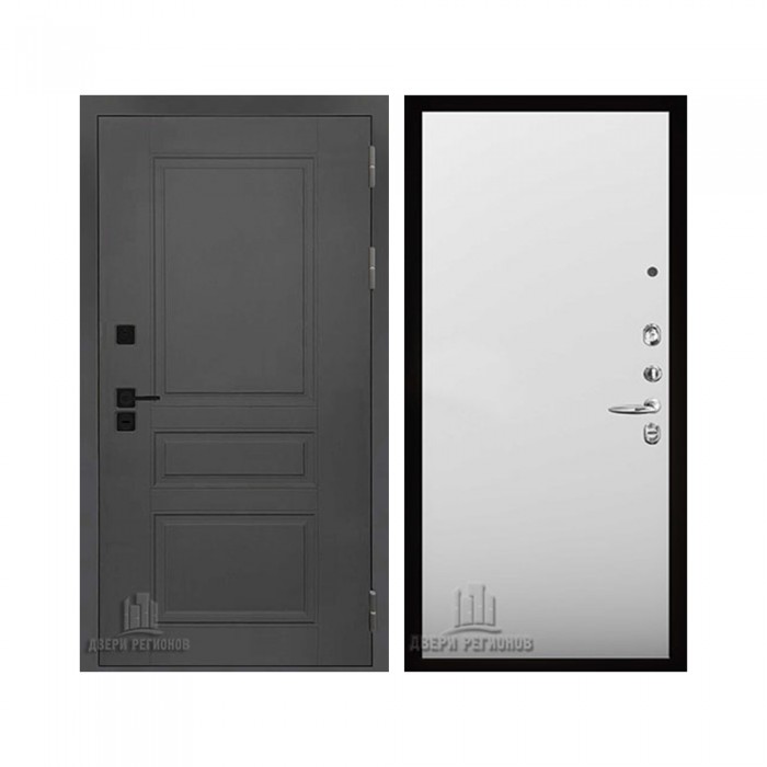 Взломостойкая SOLID, цвет cерый нубук soft, панель - aurum цвет Манхэттен гладкий