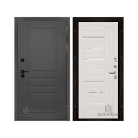 Взломостойкая SOLID, цвет cерый нубук soft, панель - light 2110 (зеркало) цвет Капучино велюр