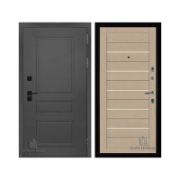 Взломостойкая SOLID, цвет cерый нубук soft, панель - light 2127 цвет Кремовый soft