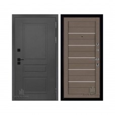 Взломостойкая SOLID, цвет cерый нубук soft, панель - light 2127 цвет Тортора soft