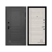 Взломостойкая SOLID, цвет cерый нубук soft, панель - light 2127 цвет Бьянка soft