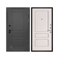 Взломостойкая SOLID, цвет cерый нубук soft, панель - Вена цвет Белая патина