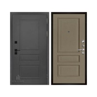 Взломостойкая SOLID, цвет cерый нубук soft, панель - Вена цвет Нефрит