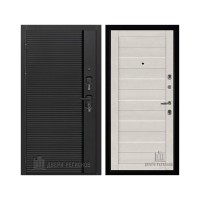 Президент Стайл, цвет Чёрная Мягкая Шагрень, панель - light 2127 цвет Бьянка soft