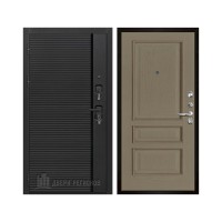 Президент Стайл зеркало, цвет Чёрная Мягкая Шагрень, панель - Вена цвет Нефрит