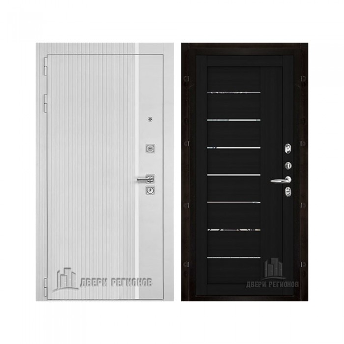 Президент Лайн Белый, цвет Белый матовый + белый пластик, панель - light 2110 (зеркало) цвет Шоко велюр