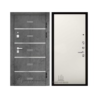 Флагман Z, цвет Бетон графит, панель - aurum цвет Магнолия гладкая (Tamburat 4100)