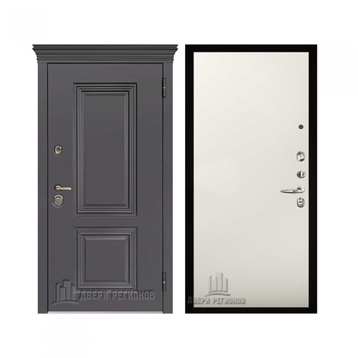 Уличная Гранит Термо, цвет Горький шоколад, панель - aurum цвет Магнолия гладкая (Tamburat 4100)