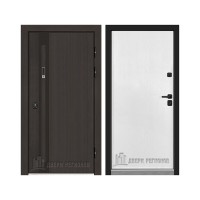 Уличная Элит Термо, цвет Темный дуб, панель - Элит цвет Дуб молочный