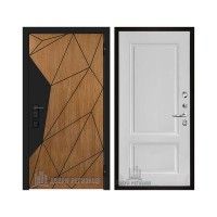 Уличная Композит Термо, цвет Тик, панель - lana (Лана) цвет Белый снег soft