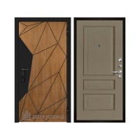 Уличная Композит Термо, цвет Тик, панель - Вена цвет Нефрит