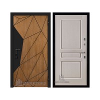 Уличная Композит Термо, цвет Тик, панель - Виктория цвет Эмаль слоновая кость