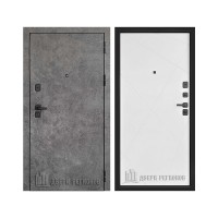 Прогресс Лайт, цвет Темный бетон, панель - Прогресс Лайт цвет Шагрень Белая