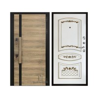 Уличная Royal Nord (Роял Норд), цвет Дуб, панель - Алина цвет Эмаль белая/Патина золото