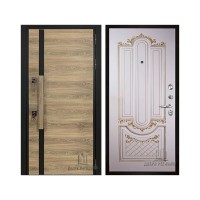 Уличная Royal Nord (Роял Норд), цвет Дуб, панель - Александрия цвет Эмаль слоновая кость/Патина золото