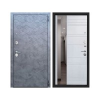 Космо Z, цвет Зеркало Стиль белое матовое, панель - Космо z цвет Зеркало Стиль белое матовое