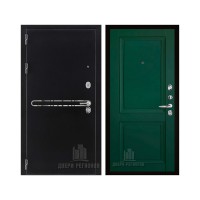 Президент S1Z, цвет Графит с блестками антик, панель - decanto цвет Зеленый бархат