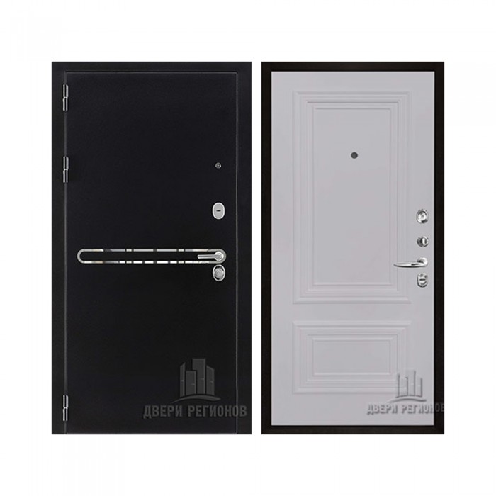 Президент S1Z, цвет Графит с блестками антик, панель - Престиж 1-2 цвет Серый шелк