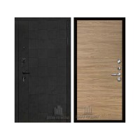 Quadro (Квадро), цвет Бетон графит темный 10 мм, панель - tamburat 4100 цвет Дуб Мадейра