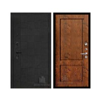 Quadro (Квадро), цвет Бетон графит темный 10 мм, панель - Сицилия цвет Орех натуральный