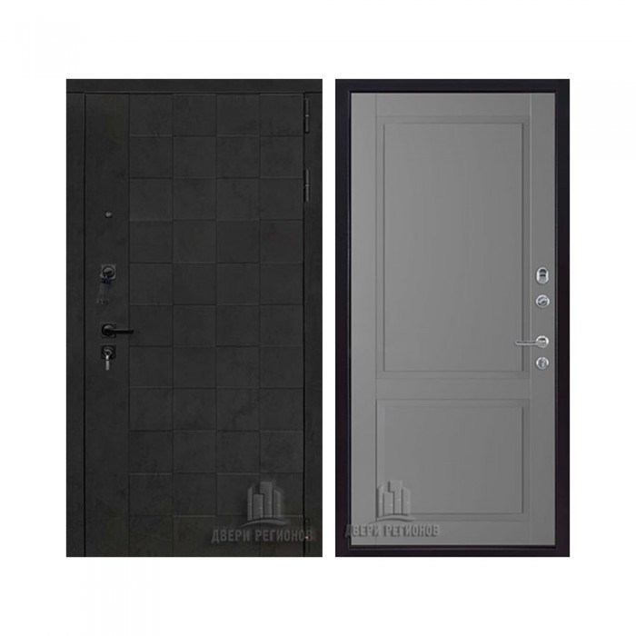 Quadro (Квадро), цвет Бетон графит темный 10 мм, панель - Нова цвет Антрацит