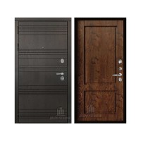 Министр со сменными панелями, цвет Горький шоколад, панель - Сицилия цвет Орех шоколадный