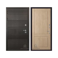 Министр со сменными панелями, цвет Горький шоколад, панель - Нова цвет Дуб натуральный