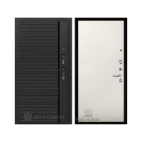 Президент Стайл, цвет Чёрная Мягкая Шагрень, панель - tamburat 4100 цвет Магнолия